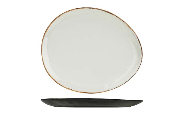Plato Assiette Ovale 32x27,5cm Melamine